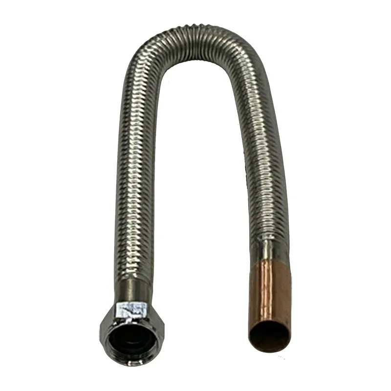 [512050] 22mm OD x 3/4" BSP Brass Nut x 24" Water-Flex