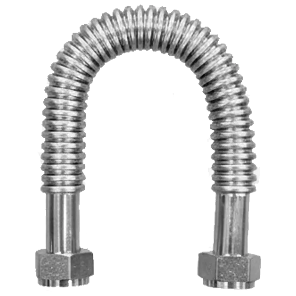 [512071] 3/4" BSP x 3/4" BSP Brass Nut x 12" Water-Flex (300mm)