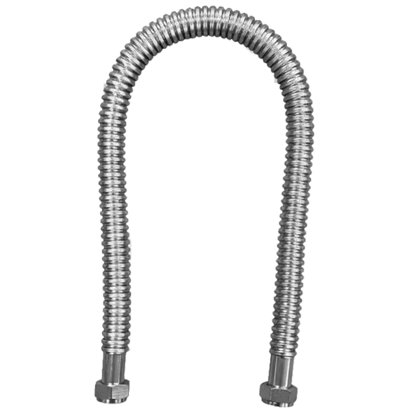 [512081] 1" BSP x 1" BSP Brass Nuts x 35" Water-Flex (900mm)