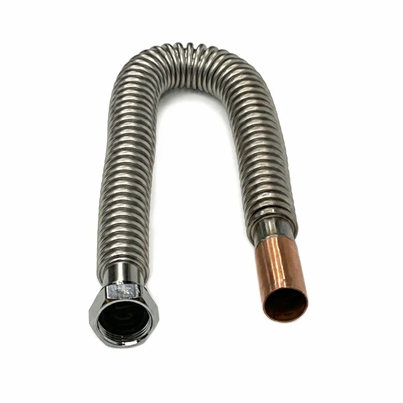 [512090] 28mm OD x 1" BSP Brass Nut x 24" Water-Flex