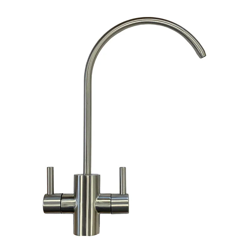 [518075] Seven 2-Way Tap Qtr-Turn 7/16" Thread (Matt Chrome)