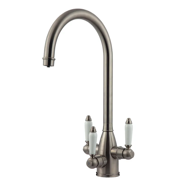 [518120] FWL Cottage 3 Way Filter Tap (Brushed Nickel PVD)