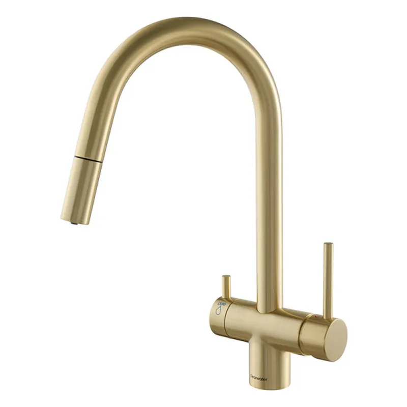 [518122] FWL Dolomite 3 Way Filter Tap (Brushed Brass PVD)