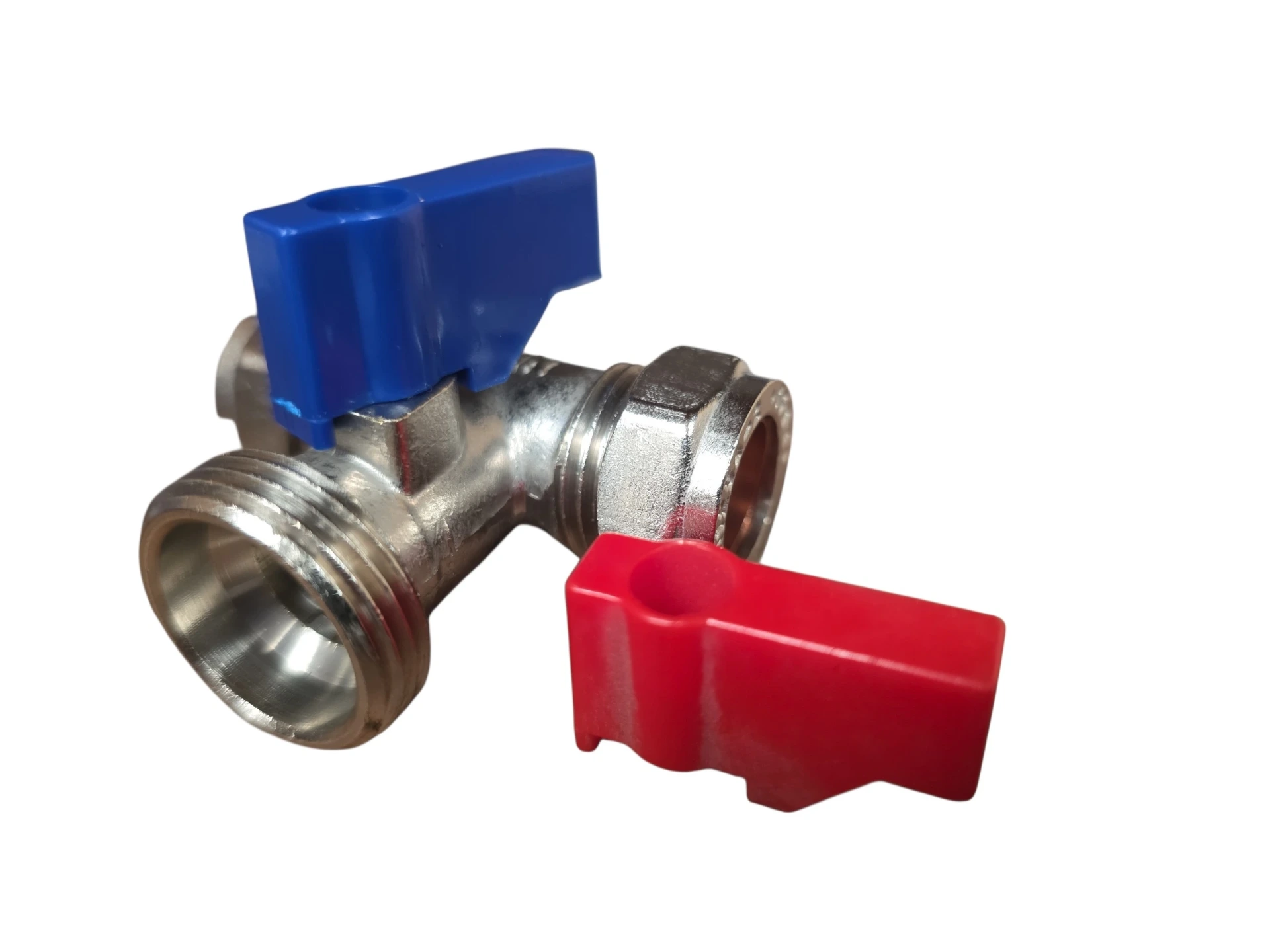 [516920] 15mm x 3/4 Washing Machine / Appliance Tee Ball Valve