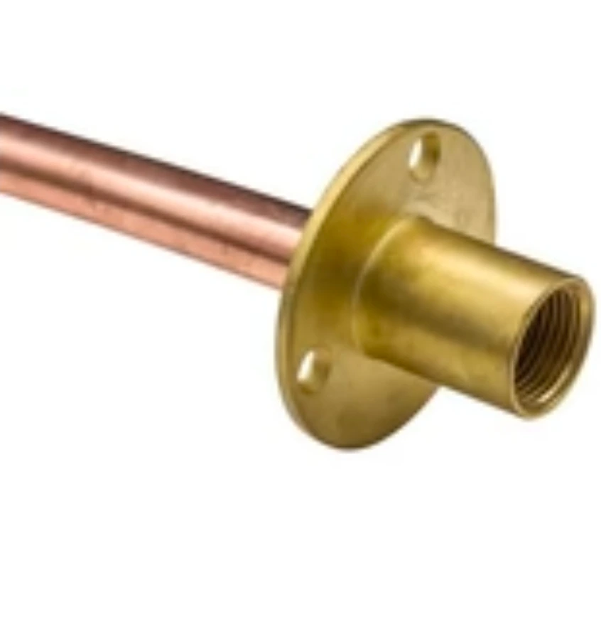 [516411] Wall plate - threaded 1/2" with 600mm length of 15mm copper tube