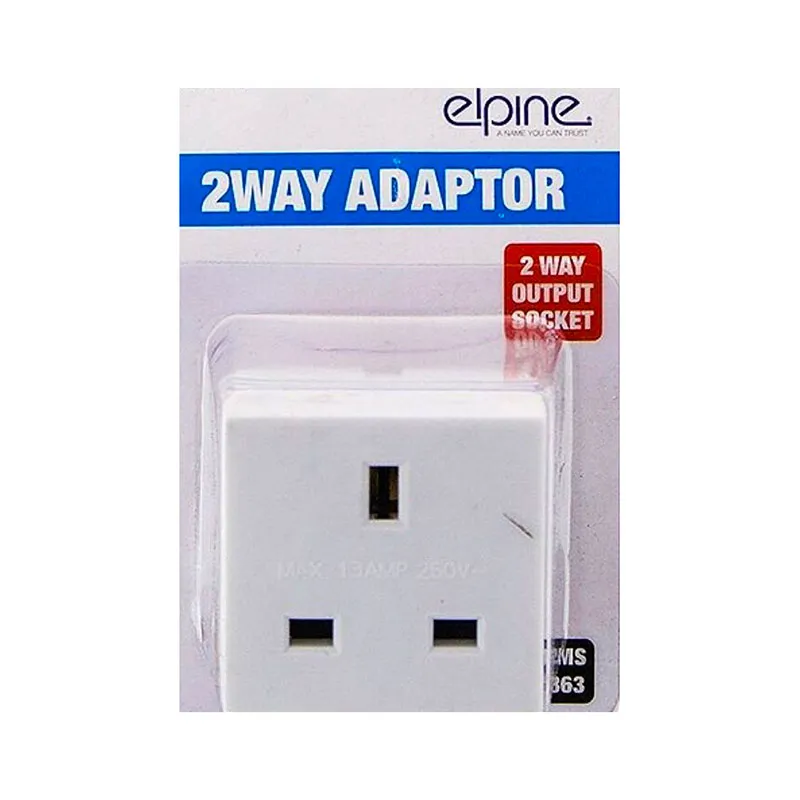[520827] Double Block Plug Adaptor 2 Way